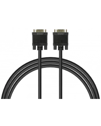 savio Kabel VGA (M )- VGA (M) ekranowany 2 feryty CL-202