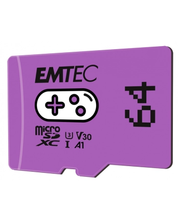 Emtec mSD 64GB UHS-I U3 V30 A1 Gaming Purple