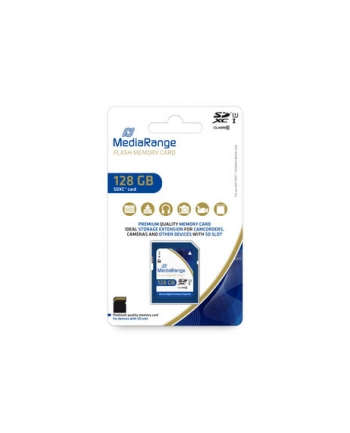 MediaRange SD Card 128GB SDXC CL.10 UHS-1 nr 1