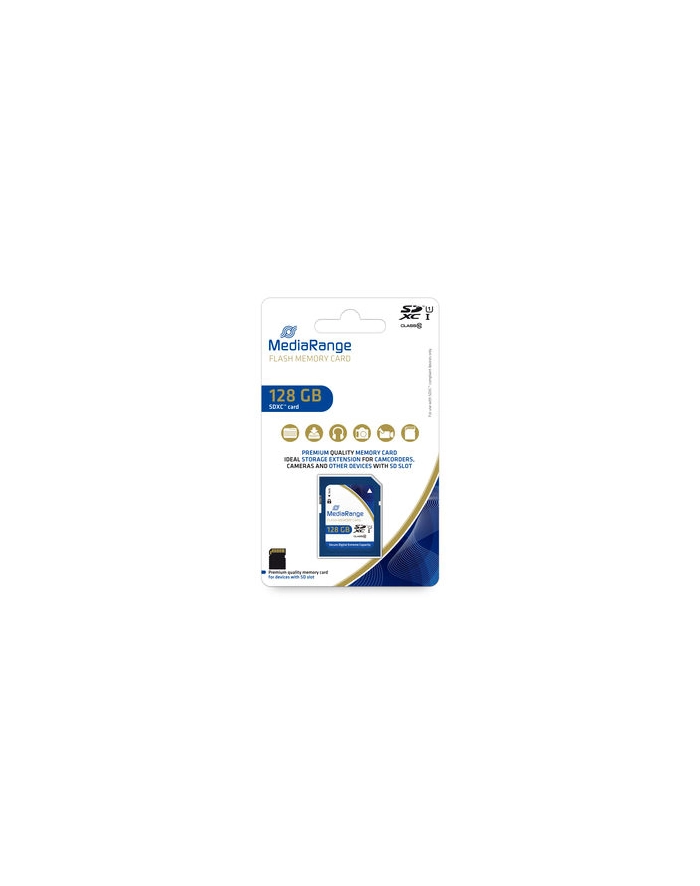 MediaRange SD Card 128GB SDXC CL.10 UHS-1 główny