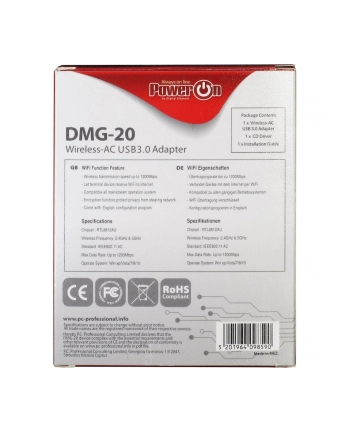 Karta sieciowa Inter-tech DMG-20 (218615)