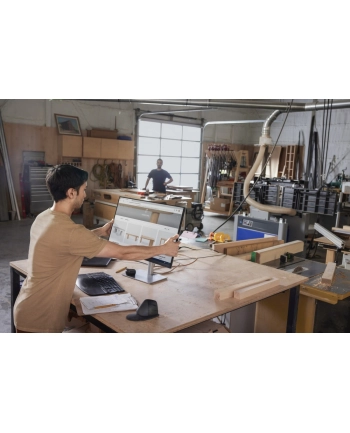 hp inc. Klawiatura bezprzewodowa 960  Ergonomic czarna - 7E755AA#ABB