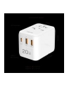 Ładowarka sieciowa podróżna LogiLink PA0356 USB GaN, 20 W, 4 złącza (PD), biała - nr 2
