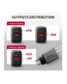 axagon Ładowarka sieciowa ACU-PQ67D PD'QC 67W 2-port GaN, Ekran LED, USB-A  + USB-C - nr 12