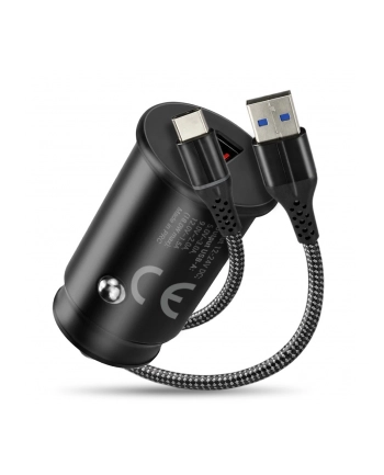 everactive Ładowarka samochodowa CC-15QC QC3.0 18W 1XUSB + kabel USB-C 1m