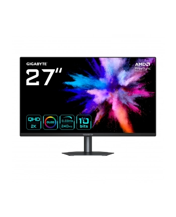 Monitor Gigabyte 27'' GO27Q24 EK QD-OLED QHD 240Hz 2xHDMI DP HUB