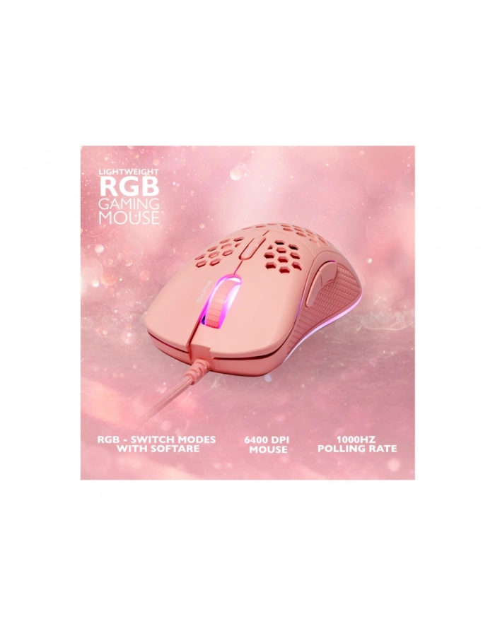 Deltaco Gaming Maus USB, RGB, pink główny