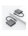 gembird Adapter wieloportowy USB typu C 3 w 1 (port USB + HDMI +USB-C), gwiezdna szarość - nr 4