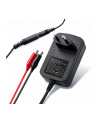 qoltec Ładowarka do akumulatora AGM GEL STD | Prostownik 6V/12V | 6W |  5.5x2.1 | kabel 1.8m - nr 3