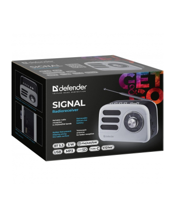 defender Głośnik bluetooth SIGNAL 5W radioodbiornik retro nr 2