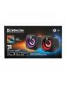 defender Głośniki komputerowe J1 2.0 6W LED USB czarne - nr 3