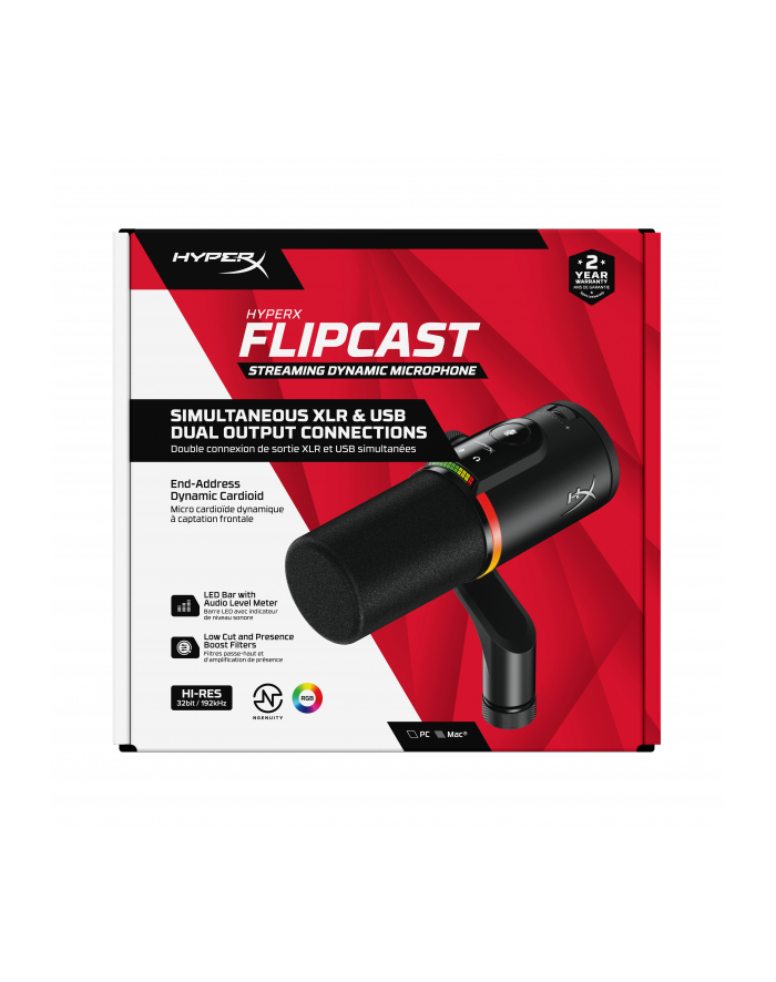 hyperx Mikrofon FlipCast - USB/XLR Dynamic - B2CM1AA główny
