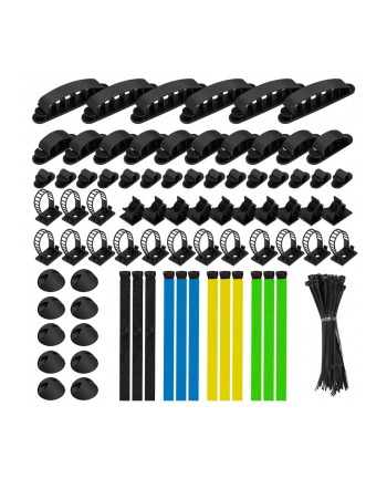 logilink Zestaw organizerów kabli, 8 elementów nr 1