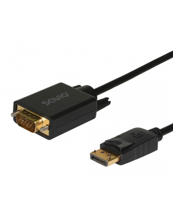 savio Kabel Display Port-VGA CL-203 1.8m