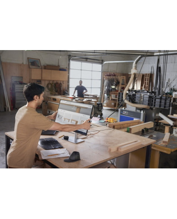 hp inc. Klawiatura bezprzewodowa 960  Ergonomic czarna - 7E755AA#ABB