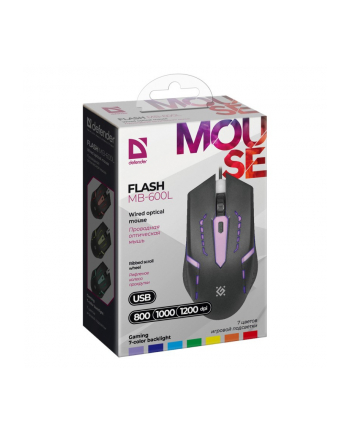 defender Mysz gamingowa przewodowa FLASH MB-600L 4P