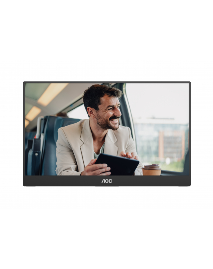aoc Monitor 16T20E2 15.6 cala IPS Mini HDMI USB-C Głośniki główny