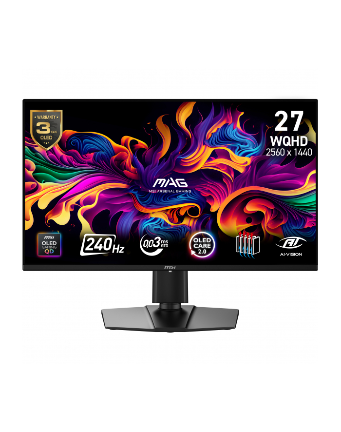 msi Monitor MAG 274QP QD-OLED X24/26.5/FLAT/QD-OLED/WQHD/240Hz główny