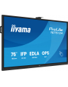 iiyama Monitor interaktywny 75 '' TE7513A-B2AG INFRARED,40pkt,IPS,4K,7H,500cd/m2,      WiFi,USB, ANDROID 14, Google EDLA,2x20W, UCHWYT ŚCIENNY - nr 47