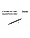 iiyama Monitor interaktywny 75 '' TE7515A-B2AG, VA,4K,40pkt,550cd,DeepContrast-IR+,    HDMI x2,DP,USB-C, 2 x 20W, OPS Slot x1, 5xUSB, 2xRJ45,8-Array,EDLA, - nr 5