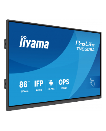 iiyama Monitor 86 '' TN8605A-B1AG IPS,4K,40pkt,500cd,nonOS,1200:1,5ms,    DeepContrast-IR+, 1xVGA,2xHDMI,DP,USB-C(PD65W),2xRJ45,2x20W,PiP,PbP,UCHWYT ŚCIENN nr 2