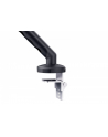 digitus Ramię biurkowe pojedyncze z zaciskiem i sprężyną mechaniczną 1x LCD max. 35' 10kg, VESA: 75x75, 100x100, czarne - nr 8