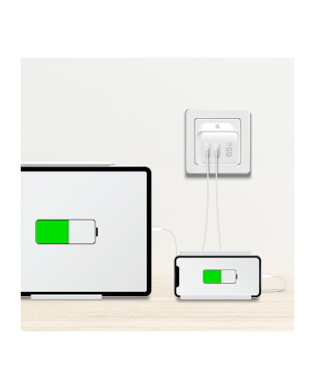 logilink Ładowarka sieciowa 2x USB-C, 65W, biała nr 2