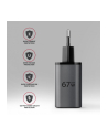 axagon Ładowarka sieciowa ACU-PQ67D PD'QC 67W 2-port GaN, Ekran LED, USB-A  + USB-C - nr 9
