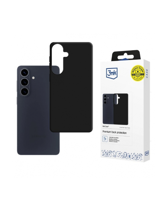 3mk Etui Matt Case Samsung Galaxy S26 czarne główny