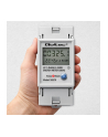 qoltec Jednofazowy elektroniczny licznik zużycia energii na szynę DIN | RESET | licznik okresowy i stały | 230V | 60A | LCD | LED | 2P - nr 12