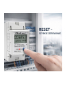 qoltec Jednofazowy elektroniczny licznik zużycia energii na szynę DIN | RESET | licznik okresowy i stały | 230V | 60A | LCD | LED | 2P - nr 8
