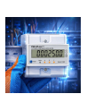 qoltec Trójfazowy elektroniczny licznik z resetem | miernik zużycia energii na szynę DIN | 400V | 100A | LCD | LED | 4P - nr 12