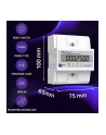 qoltec Trójfazowy elektroniczny licznik z resetem | miernik zużycia energii na szynę DIN | 400V | 100A | LCD | LED | 4P - nr 9