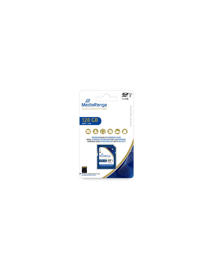 MediaRange SD Card 128GB SDXC CL.10 UHS-1 główny
