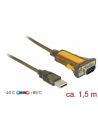 DELOCK Adapter USB-A -> RS232 DB9 St/Bu 1.5m erw. Temp.-Ber. - nr 4