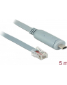 DELOCK Adapter USB2.0/C St > Seriell RS232 RJ45 St 5.0m grau - nr 12