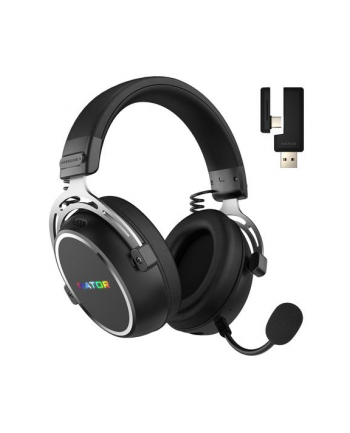 Słuchawki komputerowe Hator HYPERGANG 3 Wireless Czarny (ESH55) nr 1