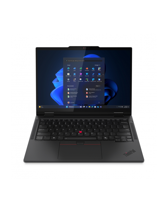 Lenovo ThinkPad T14s 2-in-1 G1 | Black | 14 '' | IPS | Touchscreen | WUXGA | 1920 x 1200 pixels | Intel Core Ultra 7 | 255U | 32 GB | Soldered LPDDR5x | Solid-state drive capacity 1000 GB | Intel Graphics | Windows 11 Pro | 802.11be | Bluetooth główny