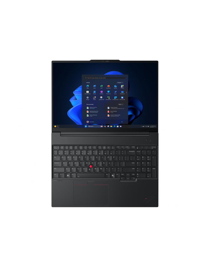 Lenovo ThinkPad E16 G3 AMD | Black | 16 '' | IPS | WUXGA | 1920 x 1200 pixels | Anti-glare | AMD Ryzen 7 | 250 | 16 GB | SODIMM DDR5 | Solid-state drive capacity 512 GB | AMD Radeon 780M Graphics | Windows 11 Pro | 802.11ax | Bluetooth version główny