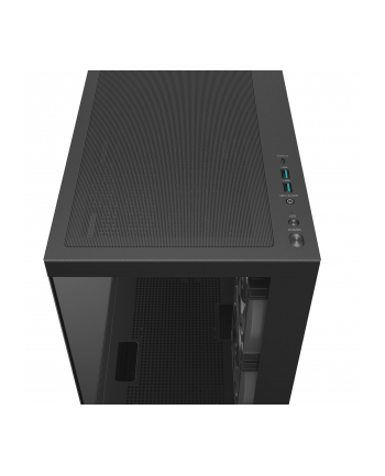 Deepcool Case | CG380 3F | Black | Micro ATX nr 1