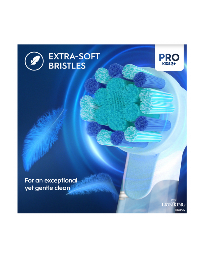 Braun | Electric Toothbrush | Vitality PRO Kids 3+ Lion King | Rechargeable | For children | Number of brush heads included 1 | Number of teeth brushing modes 2 główny