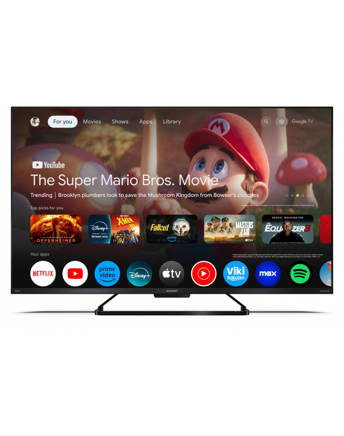 Sharp 43GR8265E | 43'' | Smart TV | Google TV | 4K Ultra HD główny