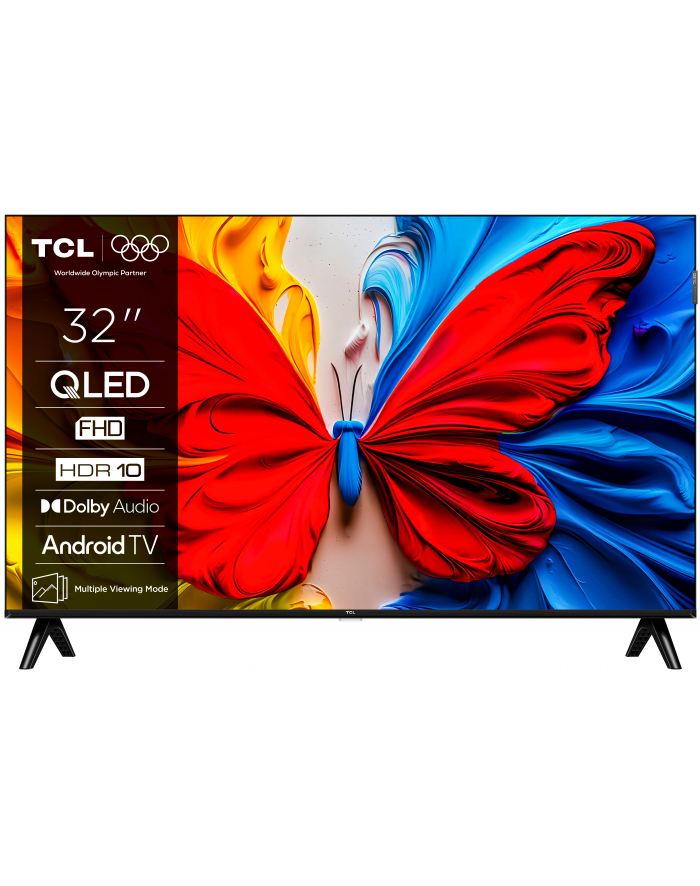 TCL QLED TV | 32S5K | 32 | Smart TV | Android TV | FHD | Black główny