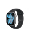 Apple Watch Series 11 GPS 46mm aluminium gwiezdna szarość pasek sportowy czarny (MEV04ETA) - nr 1