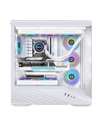 Obudowa Lian Li Vector V100 RGB Tempered Glass White