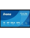 iiyama Monitor interaktywny 75 '' TE7515A-B2AG, VA,4K,40pkt,550cd,DeepContrast-IR+,    HDMI x2,DP,USB-C, 2 x 20W, OPS Slot x1, 5xUSB, 2xRJ45,8-Array,EDLA, - nr 48