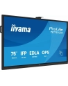 iiyama Monitor interaktywny 75 '' TE7513A-B2AG INFRARED,40pkt,IPS,4K,7H,500cd/m2,      WiFi,USB, ANDROID 14, Google EDLA,2x20W, UCHWYT ŚCIENNY - nr 53