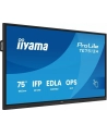iiyama Monitor interaktywny 75 '' TE7513A-B2AG INFRARED,40pkt,IPS,4K,7H,500cd/m2,      WiFi,USB, ANDROID 14, Google EDLA,2x20W, UCHWYT ŚCIENNY - nr 54
