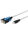 digitus Kabel adapter USB 2.0 do RS232 (DB9) | Chipset FTDI (FT232RNL) | PVC, transparentny | Mocowanie na śruby | 1.8m - nr 13