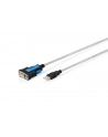 digitus Kabel adapter USB 2.0 do RS232 (DB9) | Chipset FTDI (FT232RNL) | PVC, transparentny | Mocowanie na śruby | 1.8m - nr 9